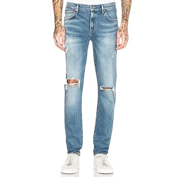 Agolde Other - AGOLDE Men's Blade Distressed Skinny Jeans In Hitch Wash - Size 31